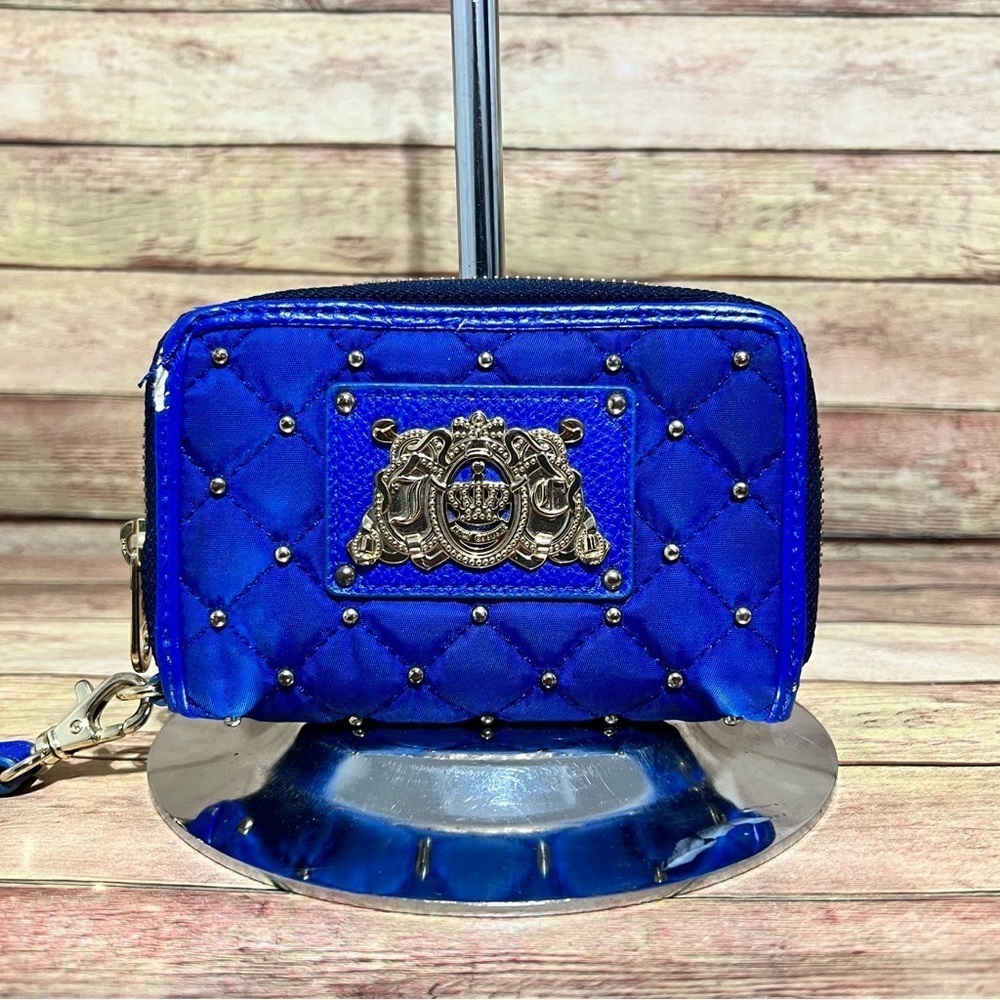 Juicy Couture Blue Quilted Wallet
